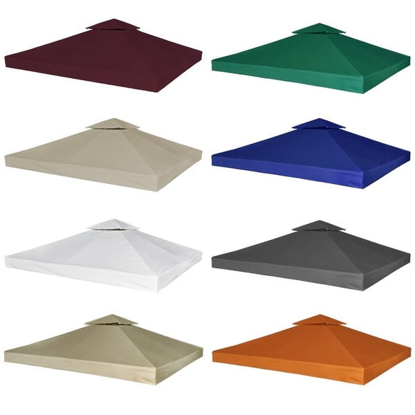 vidaXL 2-Tier Gazebo Top Cover 0.68lb/m² 118.1"x118.1" 2 colors. Opens flyout.