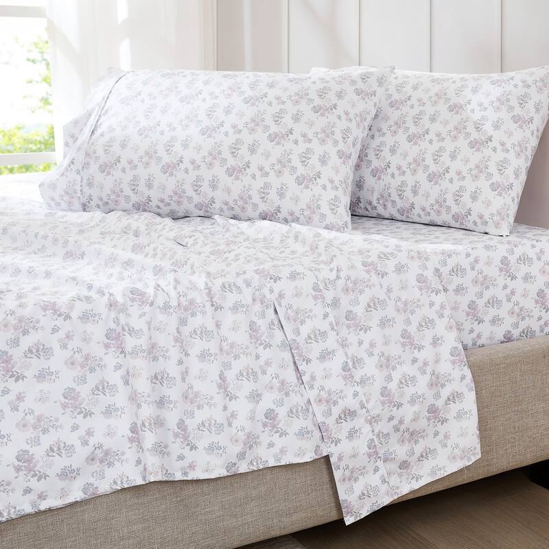 Lush Decor Suzette Pink Sheet Set