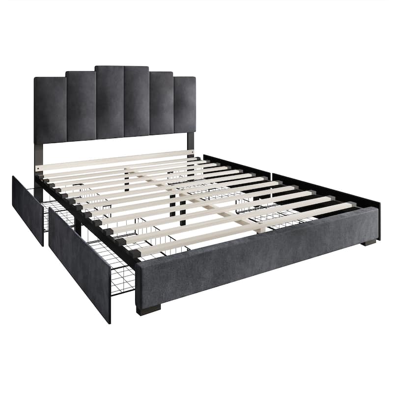 Yuma Upholstered Storage Platform Bed