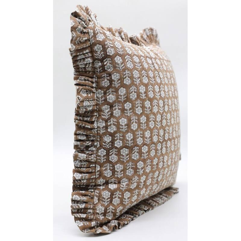 Fabdivine Cotton Bohemian Block print pillow Cover