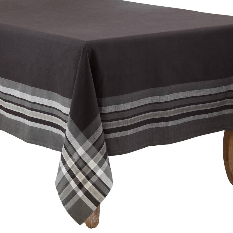 Striped Border Design Tablecloth