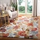 preview thumbnail 8 of 64, SAFAVIEH Handmade Blossom Christiana Modern Floral Wool Rug 3' x 5' - Blue/Multi - Rectangle