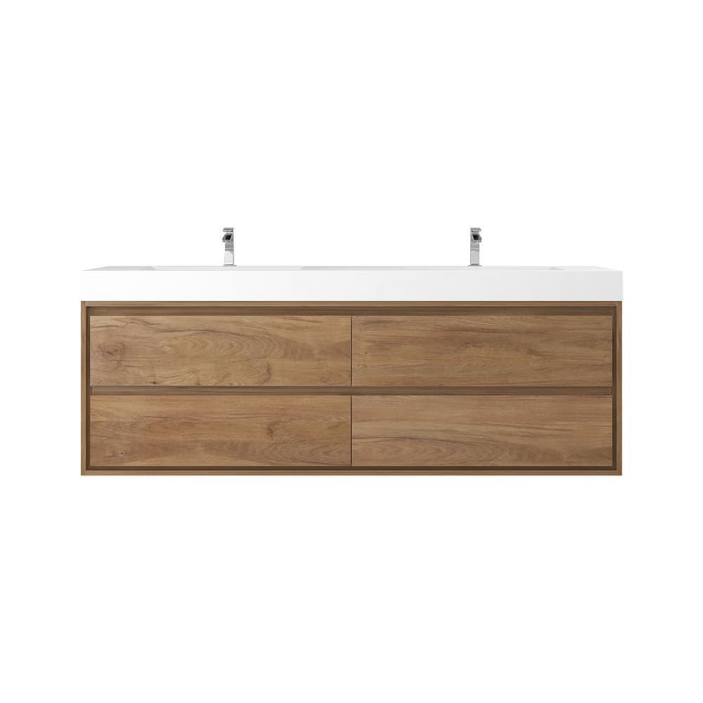Morava 72" Floating Vanity with Double Sink - 72