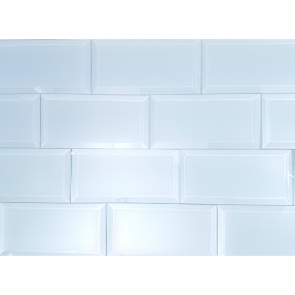 Miseno MT-WHSFEM0306-CA Frosted Elegance - 3" x 6" Rectangle Wall Tile - Matte Visual - Blue