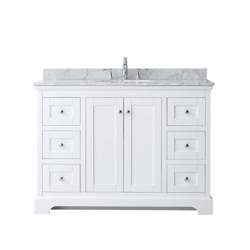 Wyndham Collection Avery 48" Free Standing Single Basin Vanity Set