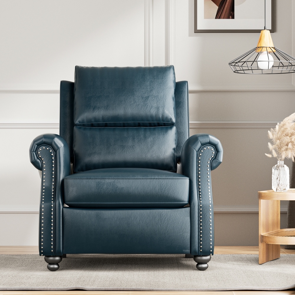 Navy blue on sale theater seating