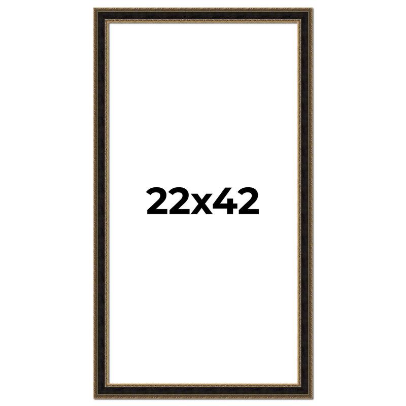 22x42 Frame Gold Antique Vintage Sold Wood Picture Frame | 1.75 Inch