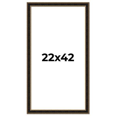 22x42 Frame Gold Antique Vintage Sold Wood Picture Frame | 1.75 Inch