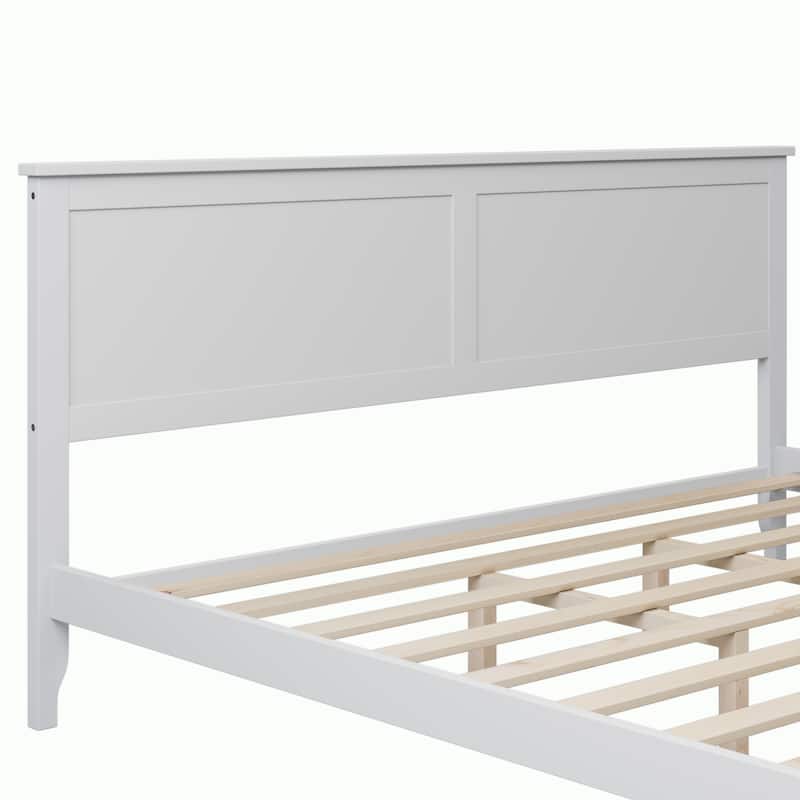 Modern Solid Wood Platform Bed