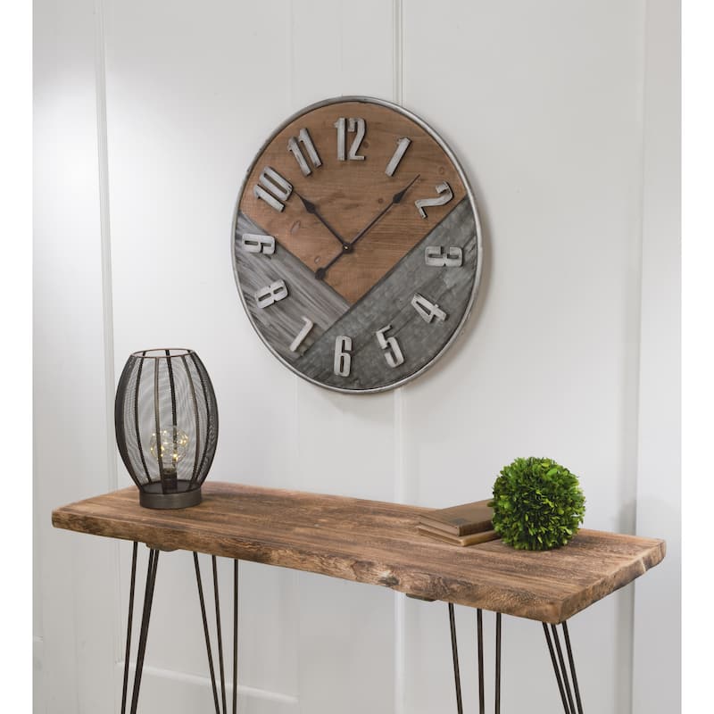 Rustic Wall Clock - 23.75