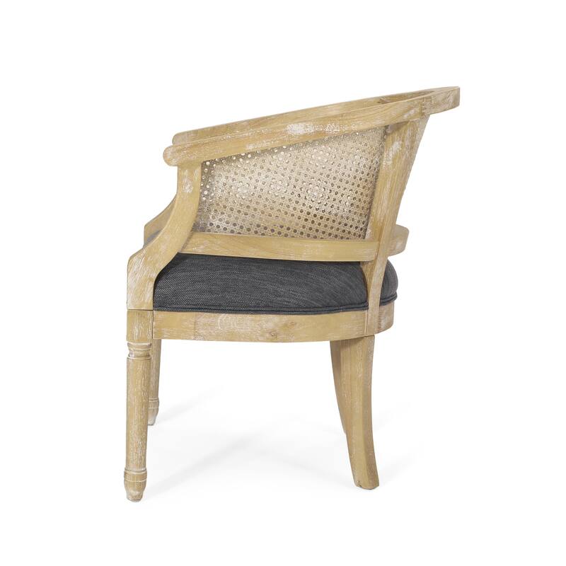 Steinaker Wood and Cane Accent Chairs (Set of 2) by Christopher Knight Home