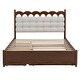 preview thumbnail 8 of 46, Queen Storage Platform Bed with Twin-XL Trundle & USB Ports