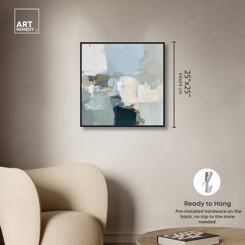 Seafoam and Sand I Canvas by Art Remedy