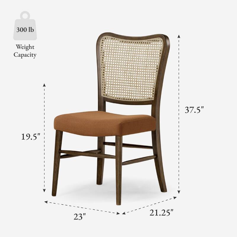 Maven Lane Vera Dining Chairs, Set of 2