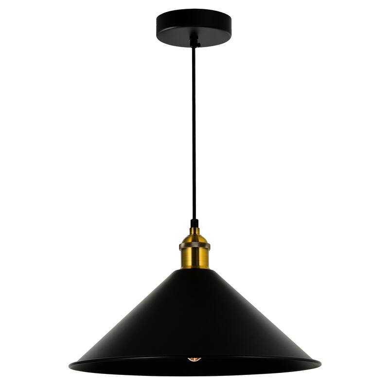 Brave 1 Light Black Mini Pendant - Black