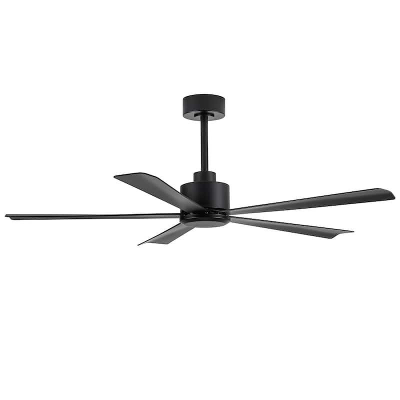 52-in Black/White Indoor Ceiling Fan and Remote (5-Blade)
