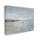 preview thumbnail 9 of 13, Stupell Murky Sky Beach Coast Abstract Landscape Cloudy Horizon Canvas Wall Art - Blue