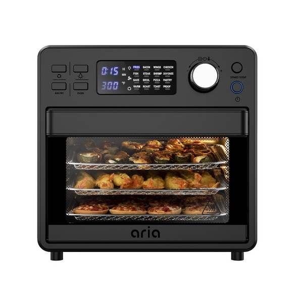 Air Fryer Oven, 34QT Extra Large 1750W Toaster Oven Air Fryer Combo, 12”  Pizza C