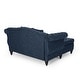 preview thumbnail 14 of 38, Wellston Tufted Double Chaise Lounge by Christopher Knight Home - 62.50" L x 58.50" W x 34.00" H