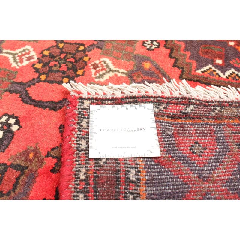 ECARPETGALLERY Hand-knotted Andelz Red Wool Rug - 4'2 x 6'4