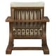 preview thumbnail 4 of 4, Uttermost Bedrich Wooden Accent Chair - 30"W x 34"H x 30.75"D
