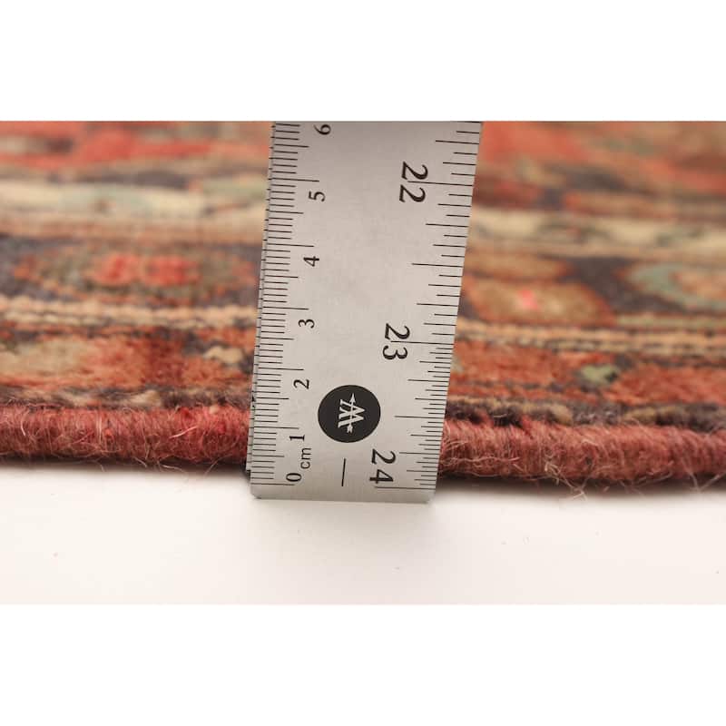 ECARPETGALLERY Hand-knotted Andelz Red Wool Rug - 3' 8" x 10' 2"