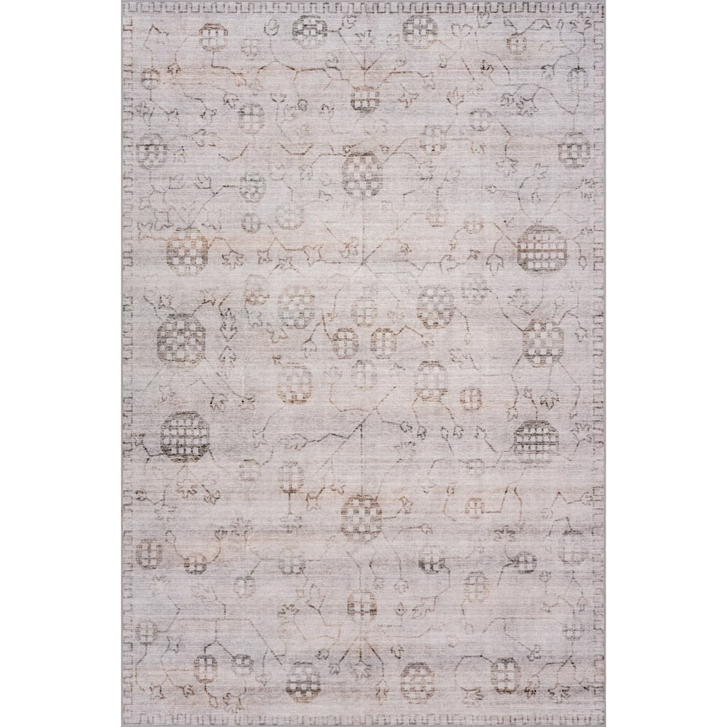 Nuloom Astrelle Floral & Paisley Washable Rug