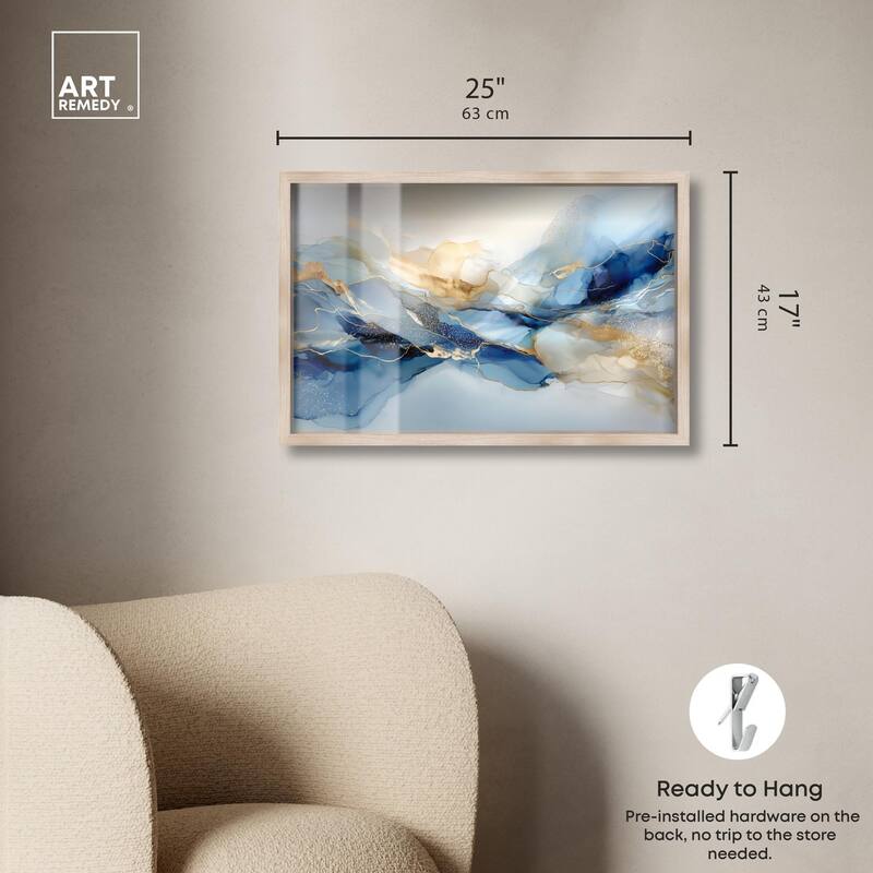 Postmodern Flow I Shadowbox by Art Remedy