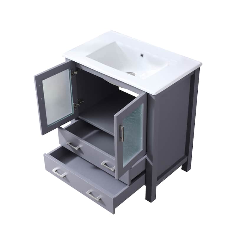 Lexora Volez 30 inch single Bathroom Vanity Countertop With Sink