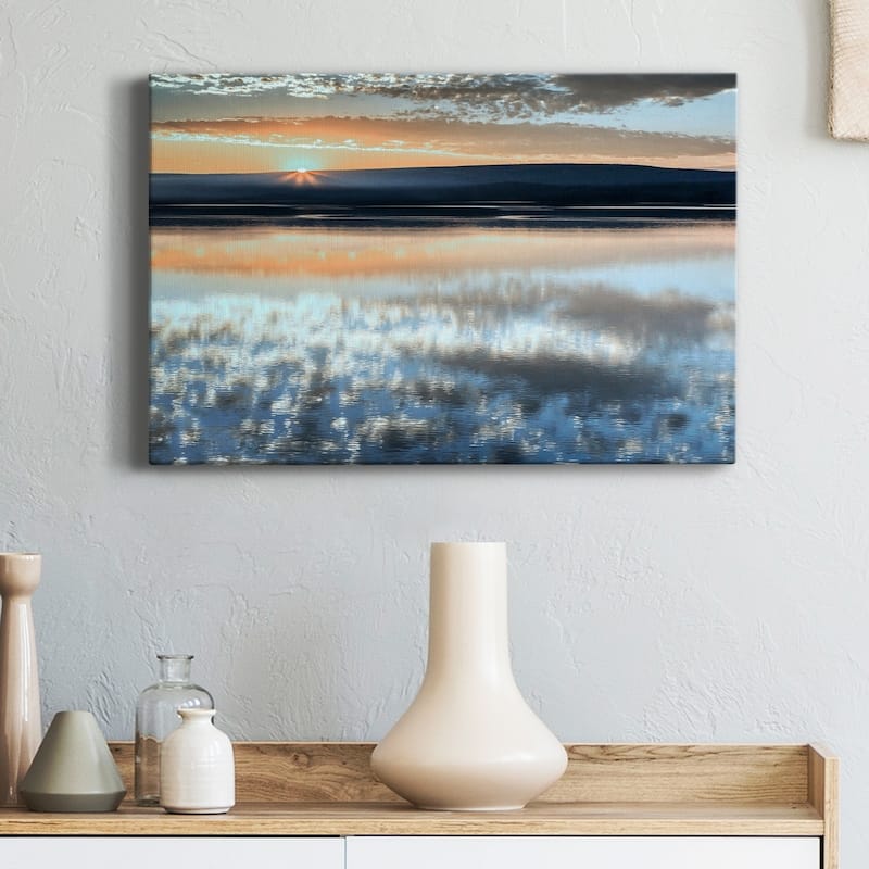 Serene Sunrise Premium Gallery Wrapped Canvas - Ready to Hang