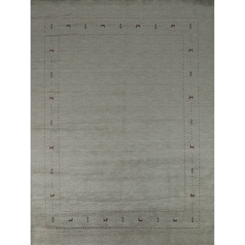 Tribal Wool Gabbeh Indian Area Rug 8x10 - 8' x 10'