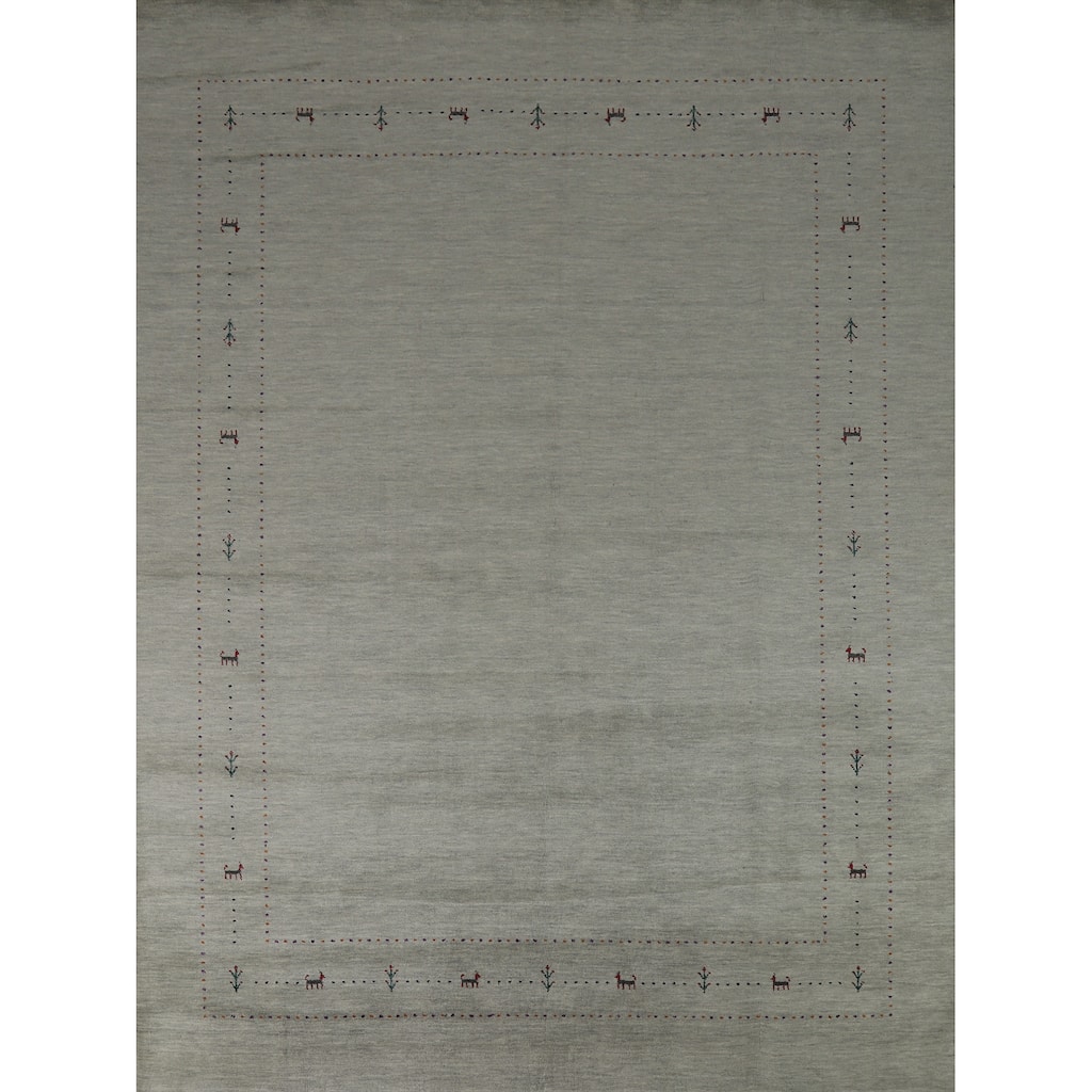 Tribal Wool Gabbeh Indian Area Rug 8x10 - 8' x 10'