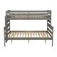 preview thumbnail 13 of 31, Detachable Design Wood Twin XL over Queen Bunk Bed with Ladder,Multifunctional Bunk Bed