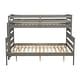 preview thumbnail 13 of 31, Twin XL over Queen Wood Bunk Bed with Ladder,Multifunctional Bunk Bed聽