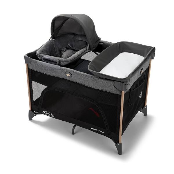 slide 2 of 7, Graco Pack n' Play Close2Baby Seat Lux Playard, Milan