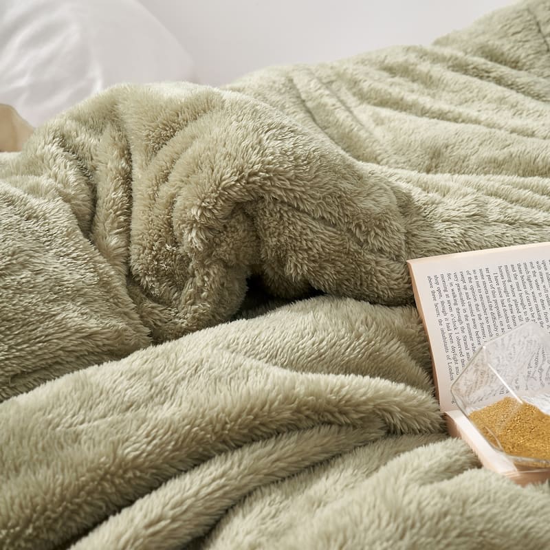 The Original Plush - Coma Inducer® Oversized Comforter - Mossy Gray