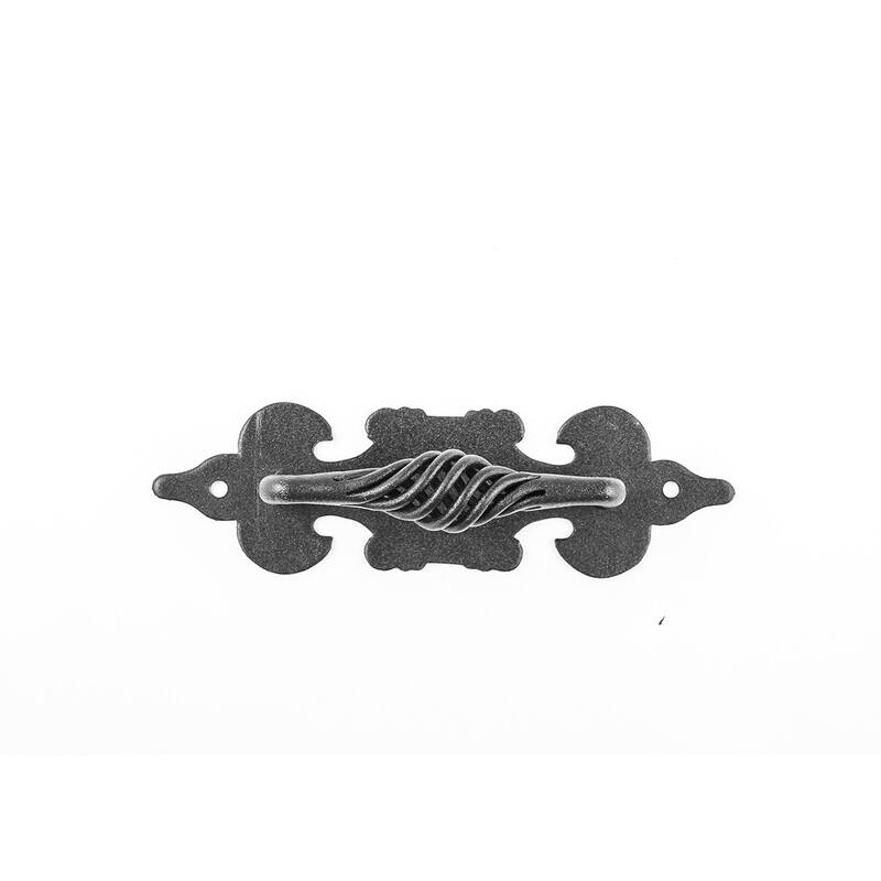 Cabinet Pull Birdcage Black Wrought Iron 6 Pack of 2 Renovators Supply