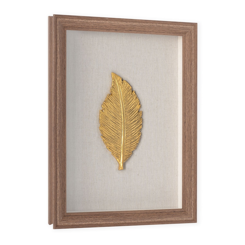 Golden Leaves, Shadow Box - Leaf 2