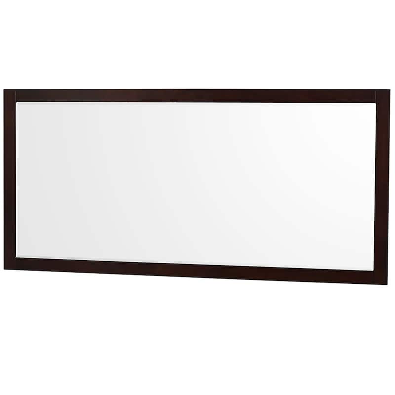 Sheffield Double Bathroom Vanity Set, Cultured Top, 70-Inch Mirror