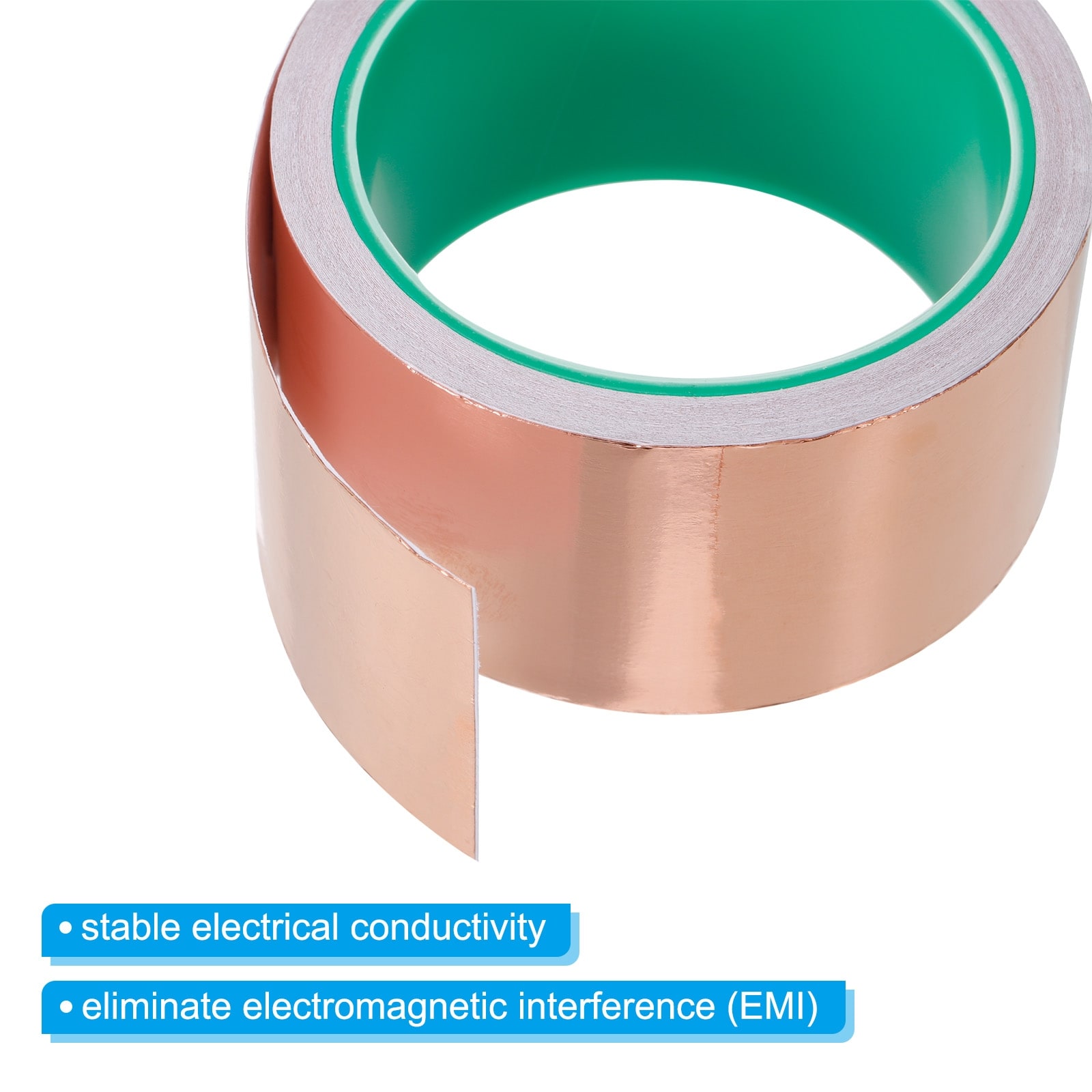 Copper Foil Tape 1 Inch x 33 Feet 0.05mm Thick Double Sided Conductive