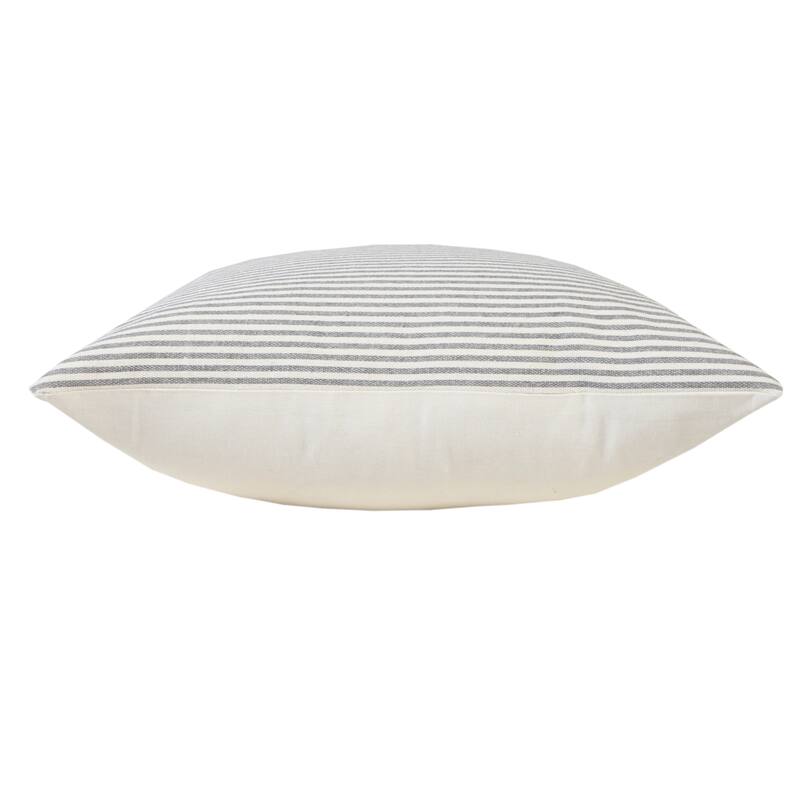 Sevita Simple Stonewash Stripe Throw Pillow, Single or Set of 2