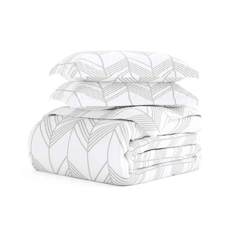 Becky Cameron Alps Chevron 3 Piece Duvet Cover Set