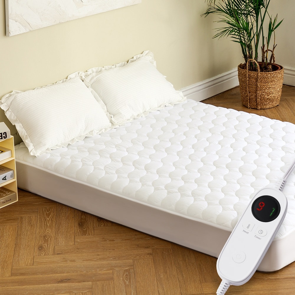 Temperature Regulating Electric Heated Mattress With Controllers