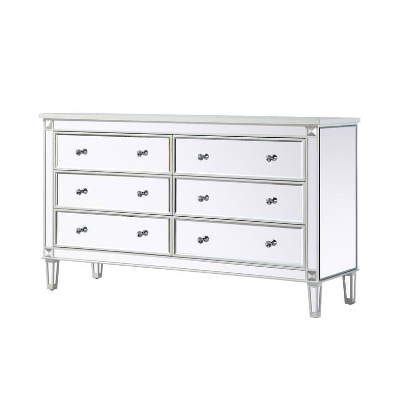 Cosmo 6-Drawer Double Dresser 60"