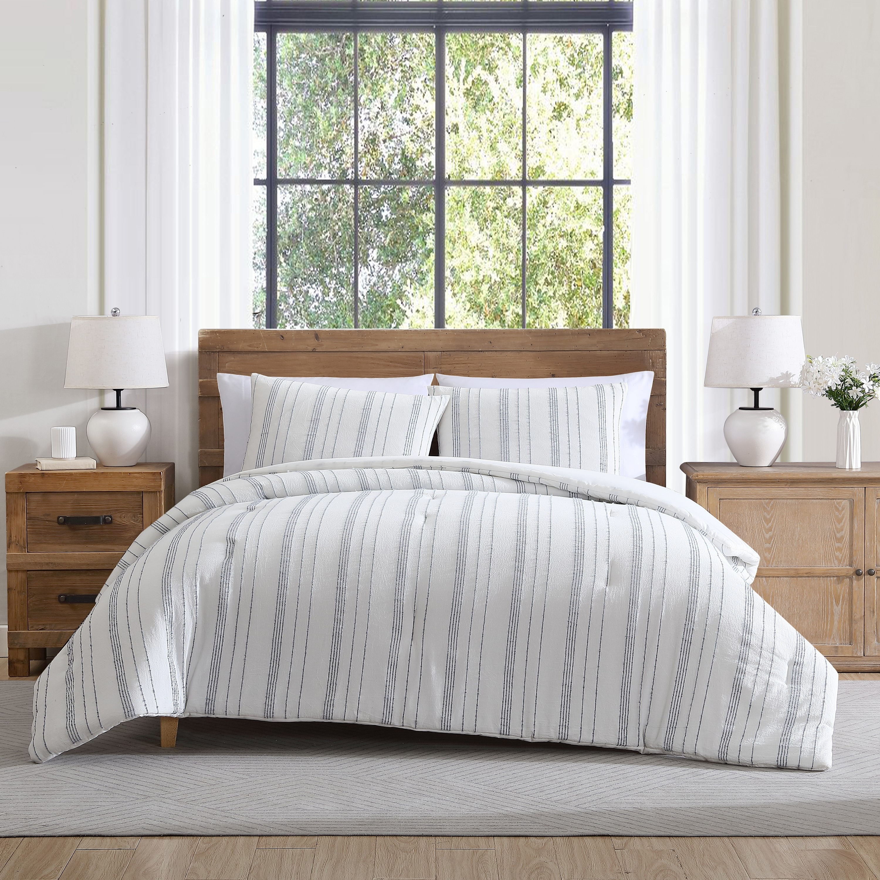 Striped Tahari Comforters and Sets Bed Bath Beyond