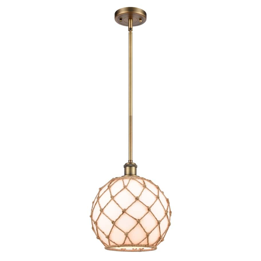 Innovations Lighting Large Farmhouse Rope 1 Light Pendant