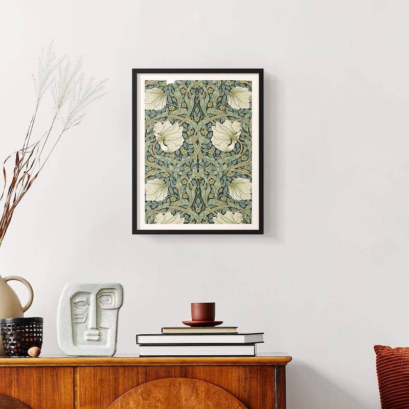 Vintage Abstract Print XXVIII -Framed Print