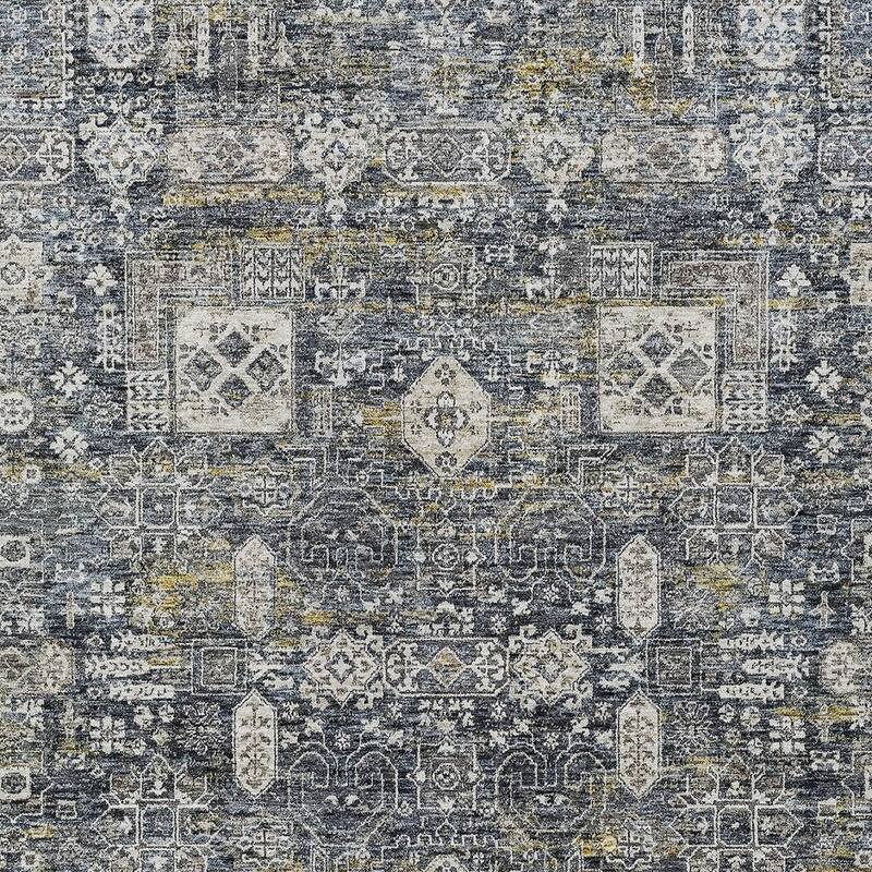 HomeRoots Oriental Transitional Rectangle Outdoor Rug