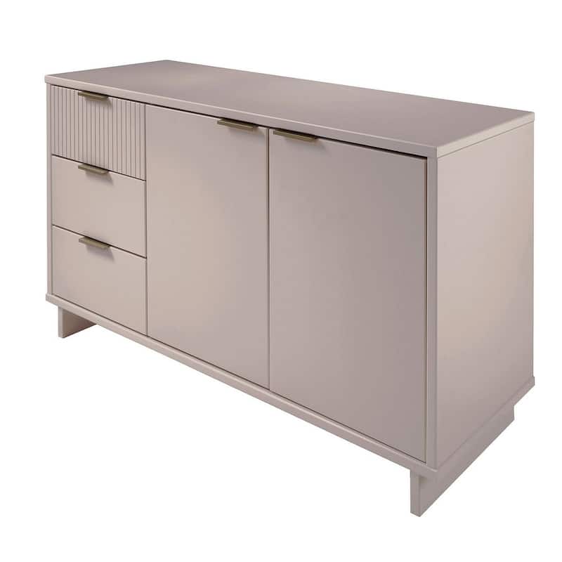 Manhattan Comfort Granville 55.07" 3 Drawer Modern Sideboard