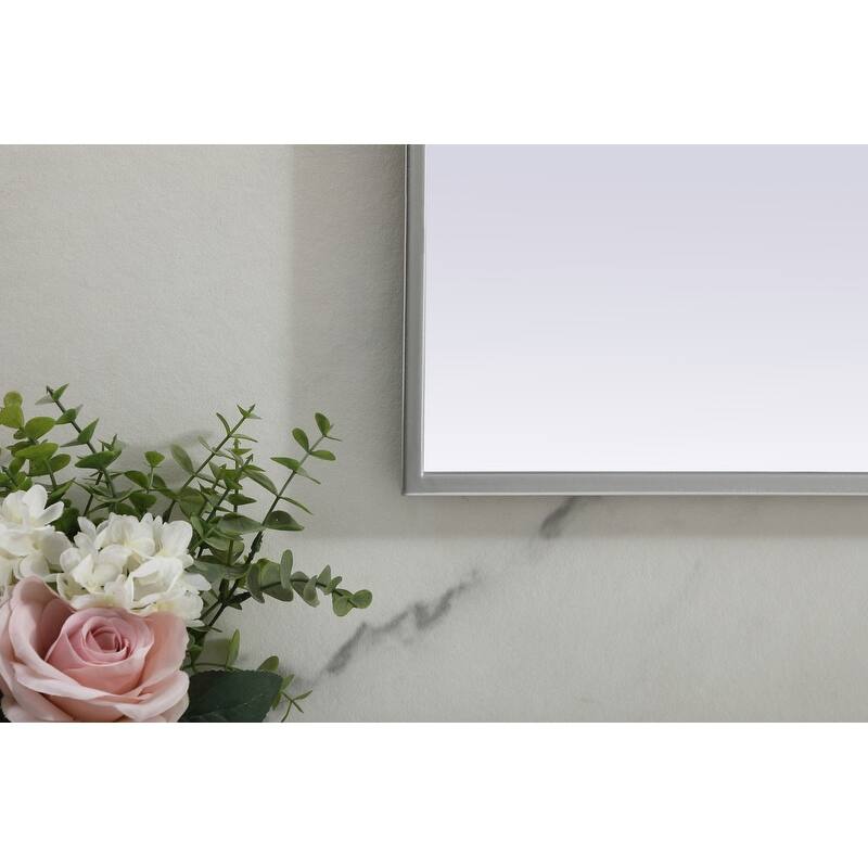 Indigo Home Metal Frame Arch Mirror 36x42 Inch